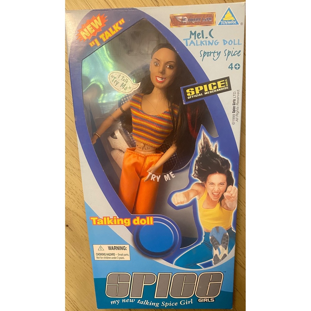Toymax Spice Girls Mel C Sporty Spice Vintage 1999 Doll - Picture 1 of 6